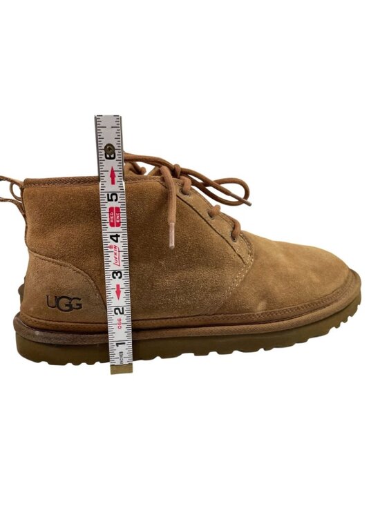 UGG Mens Neumel Suede Chukka Boots 12 Chestnut Fur Lined Lace Up Outdoor Shoes main image 9